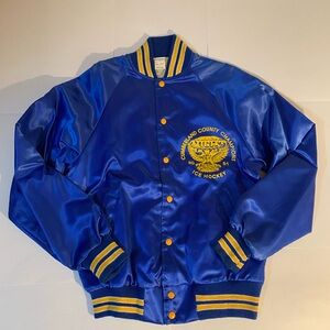 Vintage 1980-81 Ice Hockey Varsity Satin Jacket